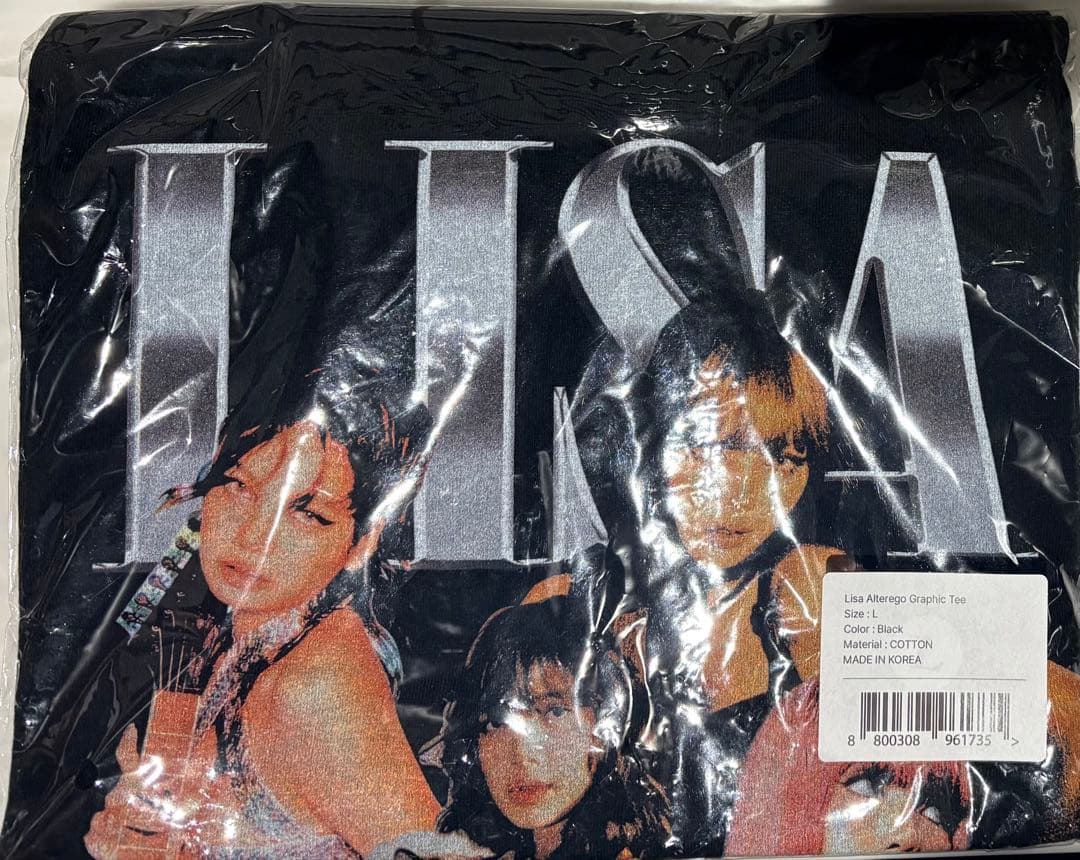 BLACKPINK LiSA Tシャツ Lサイズ ポップアップ グッズ - メルカリ