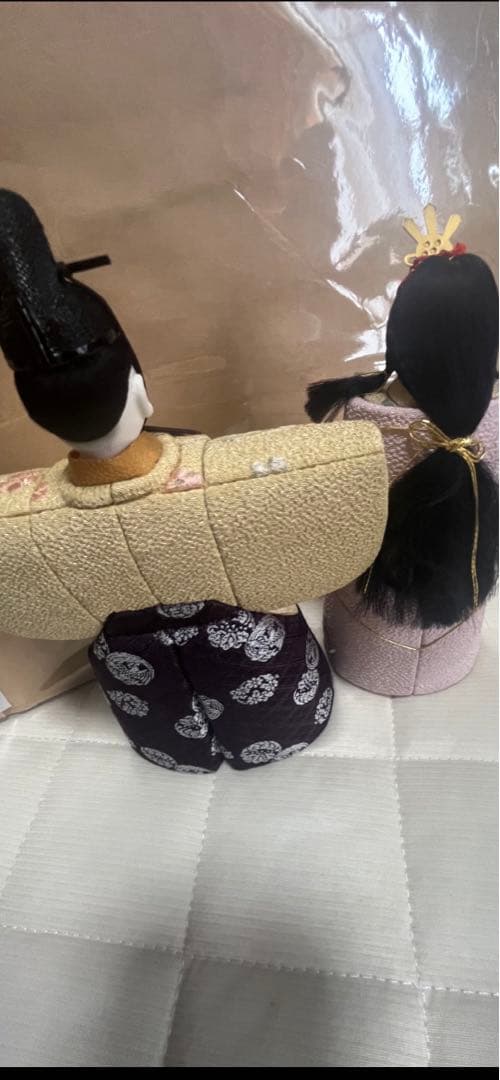 最終値下げ！立ち雛　木目込み人形 人形のみ　大里　彩作