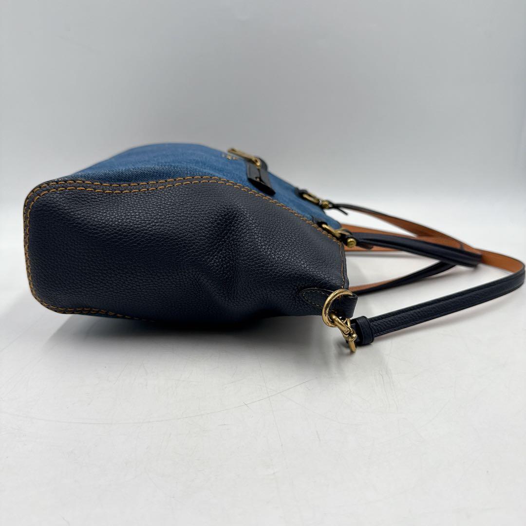 COACH coach コーチ ハンドバッグ ショルダーバッグ デニム
