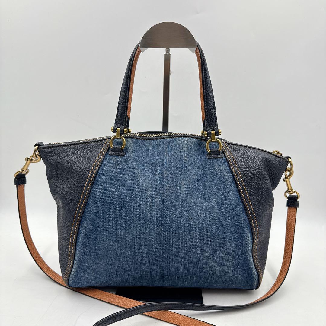 COACH coach コーチ ハンドバッグ ショルダーバッグ デニム