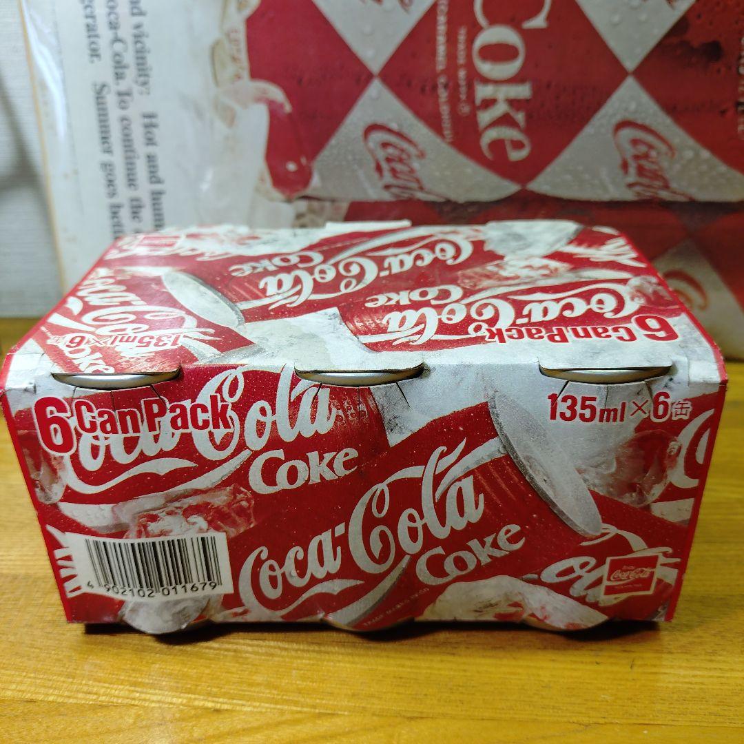 コカ・コーラ 135ml缶 6缶パック+1本 95年 製造中止缶の通販はau PAY