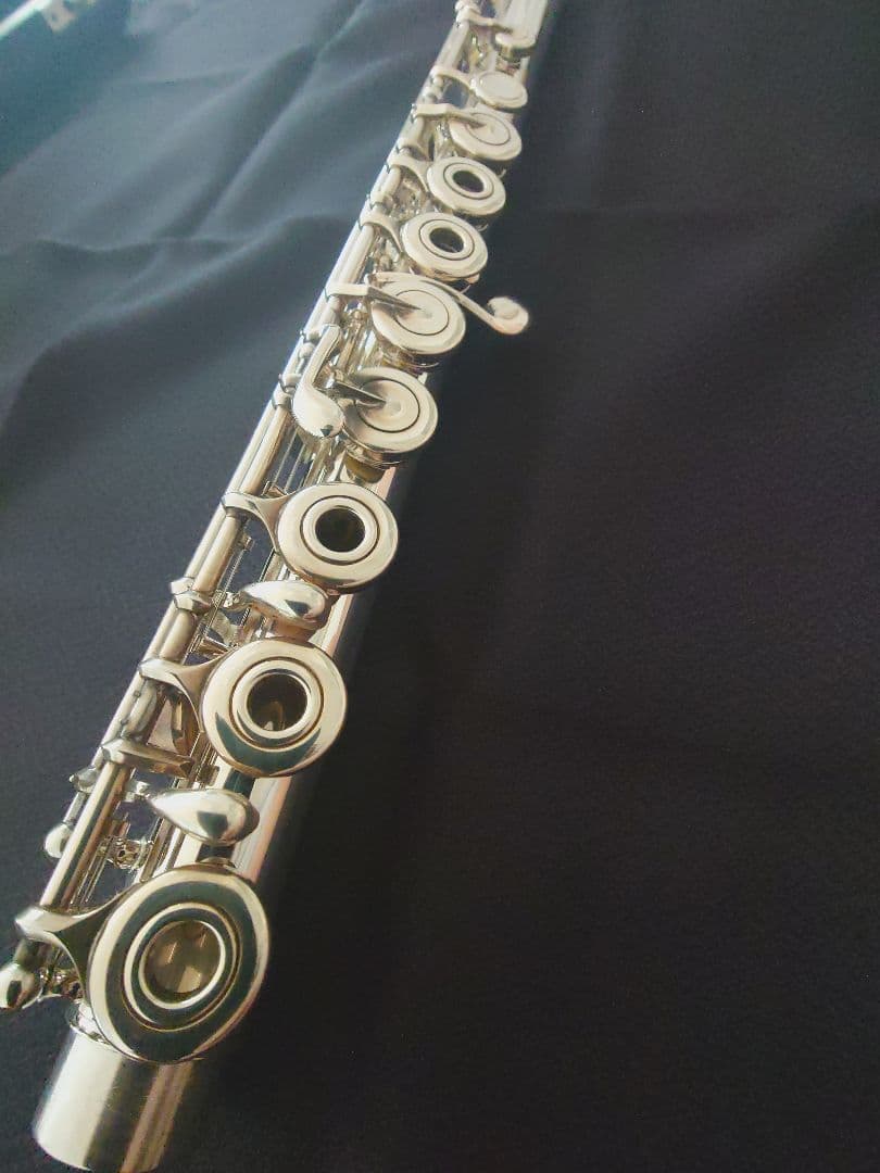 三響　SANKYO フルート シルバーソニック　Ｈ足部管　リングキイ