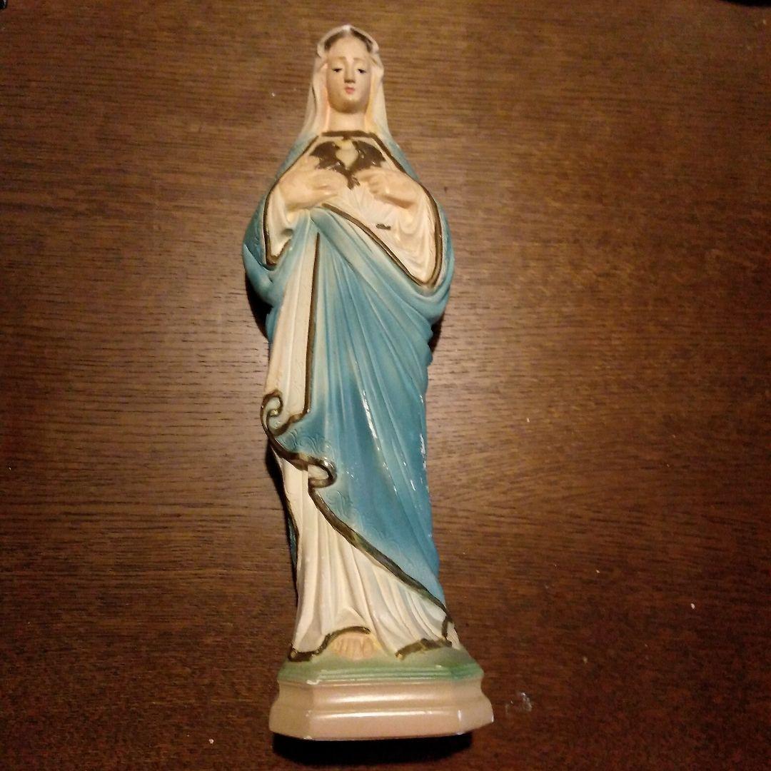 アンティーク〕リスト像＆マリア像 2体セット - メルカリ