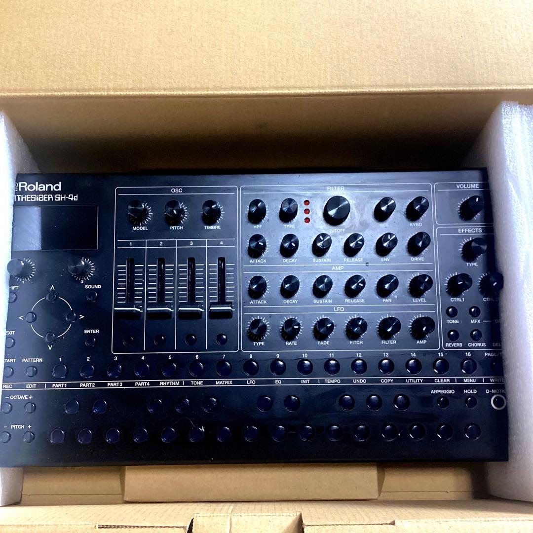 美品・ワンオーナー】Roland SH-4d動作良好・禁煙環境保管・付属品完備