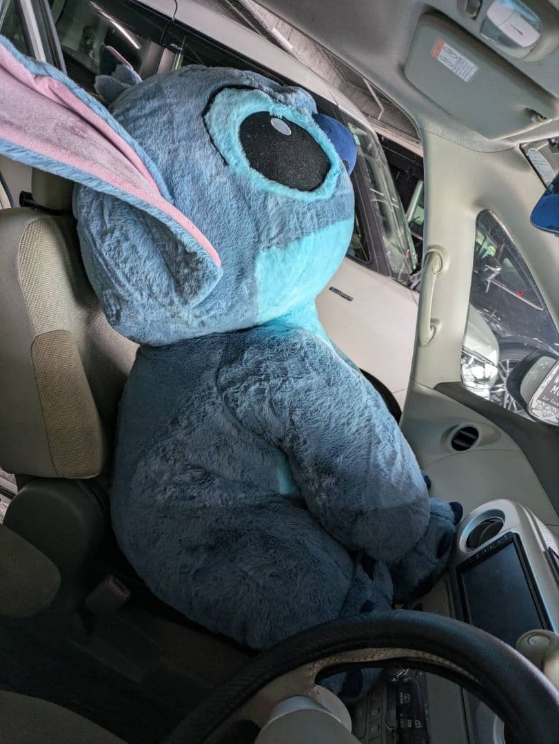 スティッチ ぬいぐるみ ディズニー　コストコ　特大サイズ　ブランケット