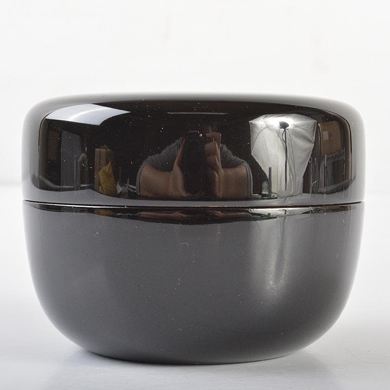 越前蒔絵師　宮田宗景作　玄々斎好写　一粒万倍　徳風棗　平棗　共箱　V　R6894