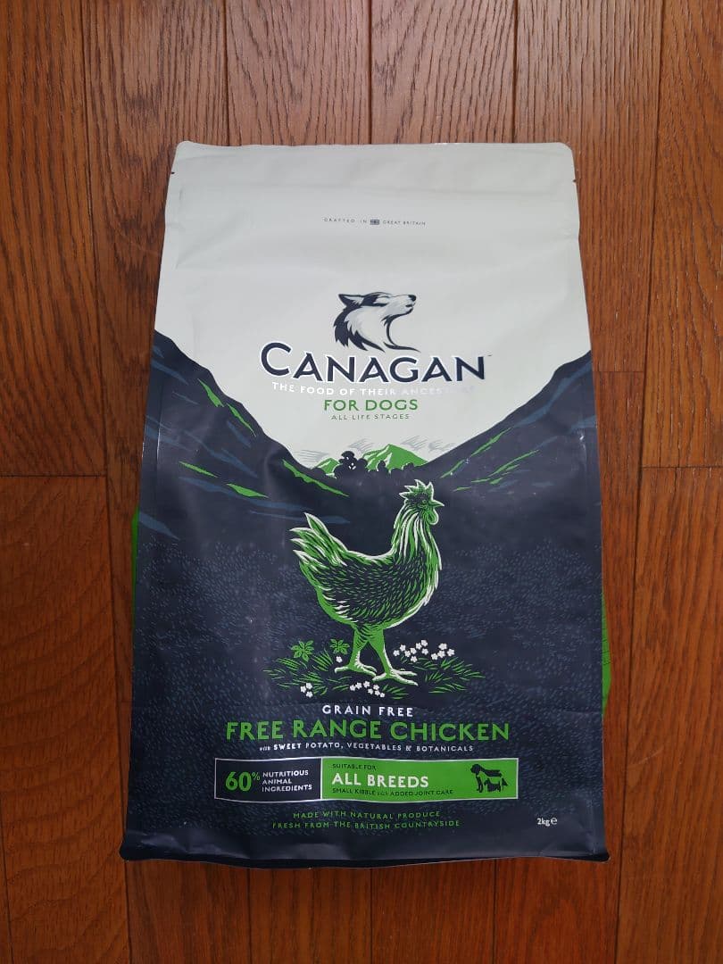 CANAGAN グレインフリー ドッグフード 60 チキン 2kg×3袋