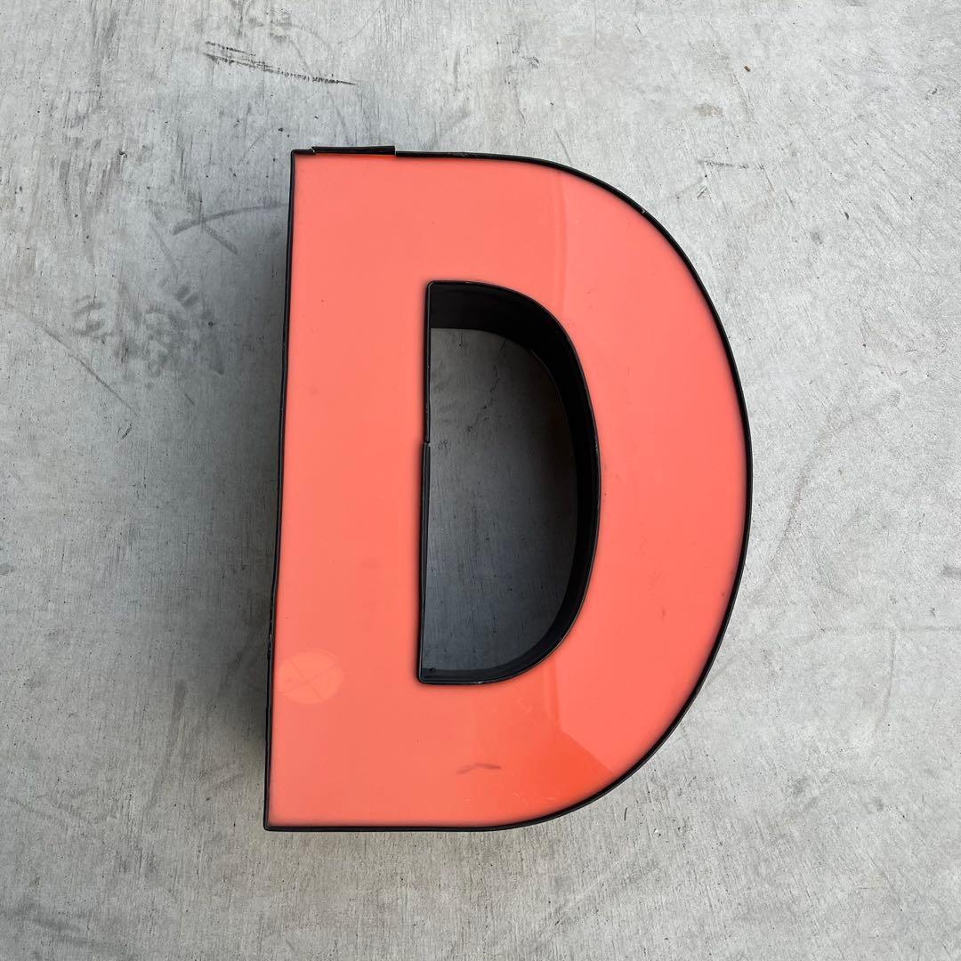 D 看板 アルファベット レターサイン 文字 アメリカ ビンテージ アンティーク F 看板 アルファベット レターサイン 文字 アメリカ ビンテージ