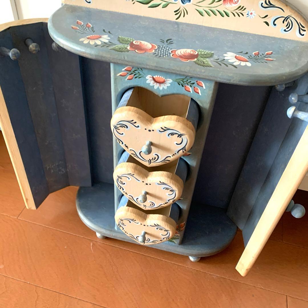 オンライン ストアハンドメイド・手芸 - ハート型引き出しの木製小物