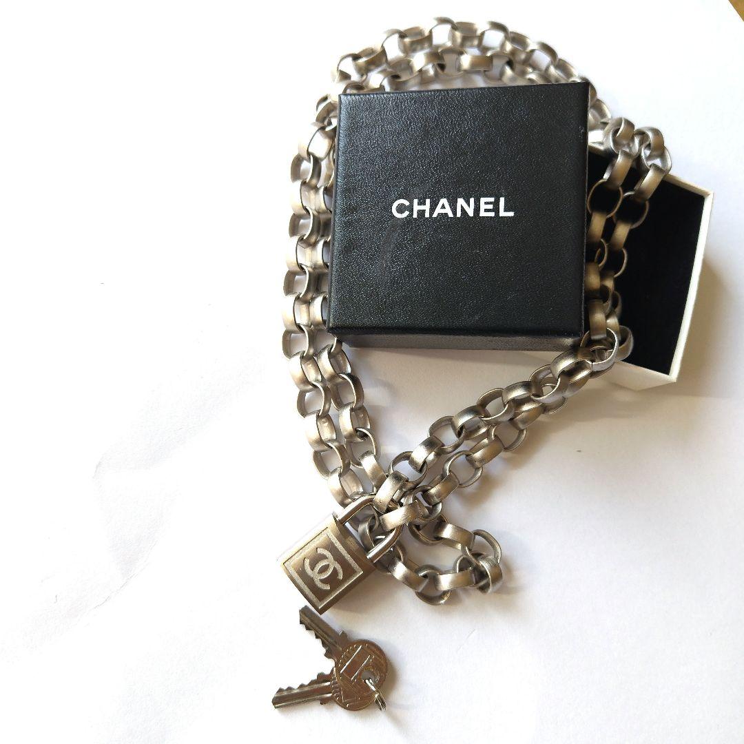 シャネルヴィンテージチェーンベルトレアネックレスにも