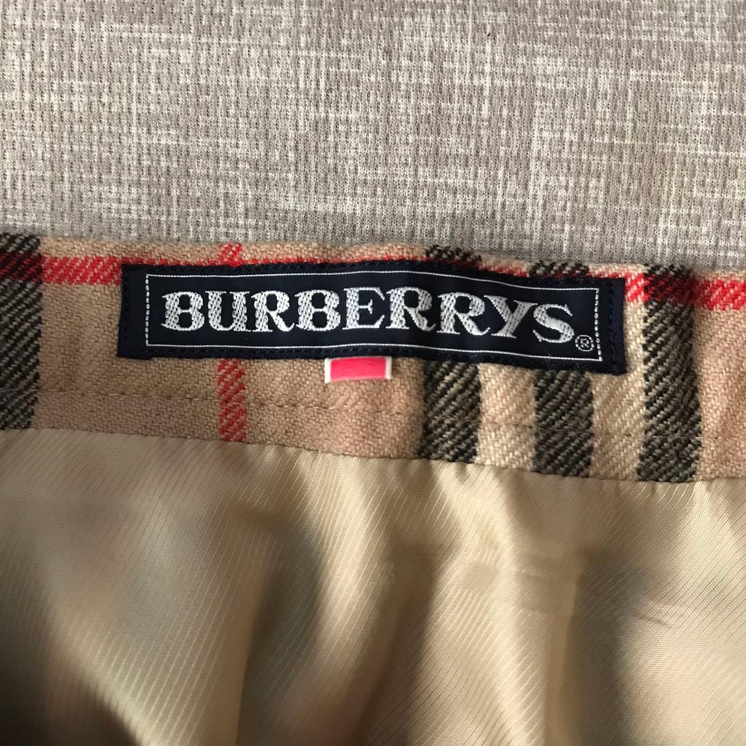 BURBERRYS プリーツ スカート　ノバチェック　ウール