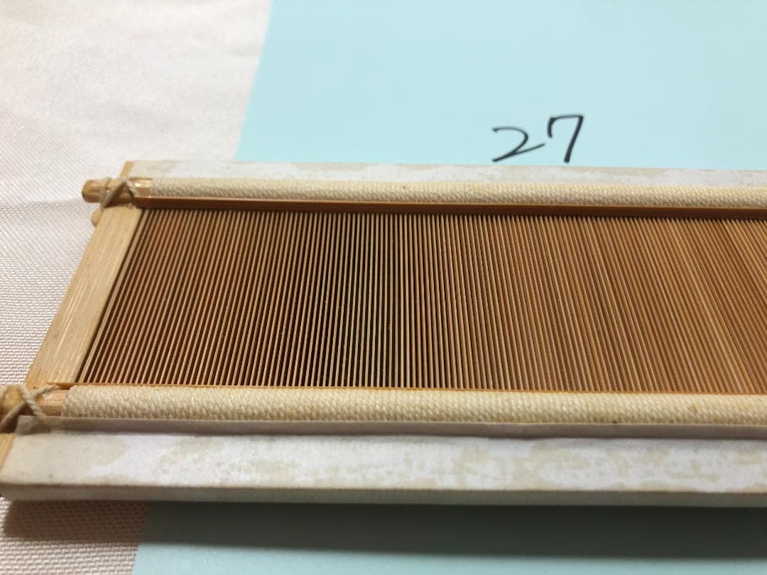 【hapiさま専用】竹筬 27+20　貴重　織り機　手工芸　手織り　ハンドメイド