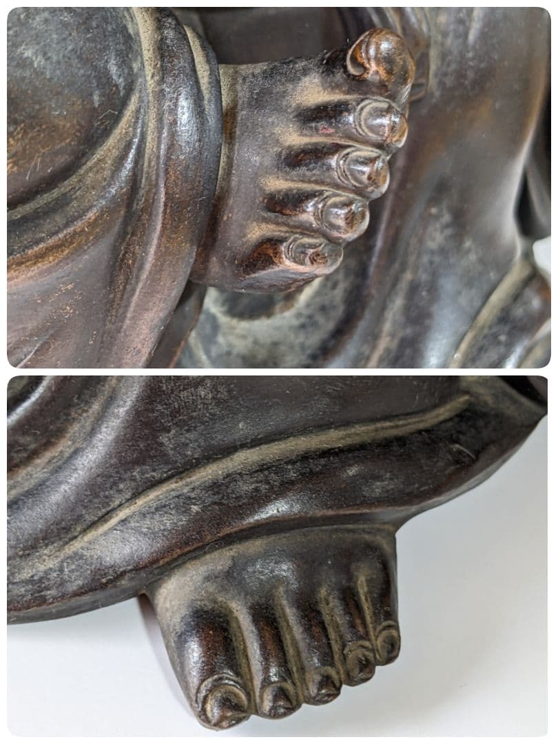 ⭐備瀬焼 布袋像！遺品少数 江戸時代 伊部 型物 置物 飾り レア物