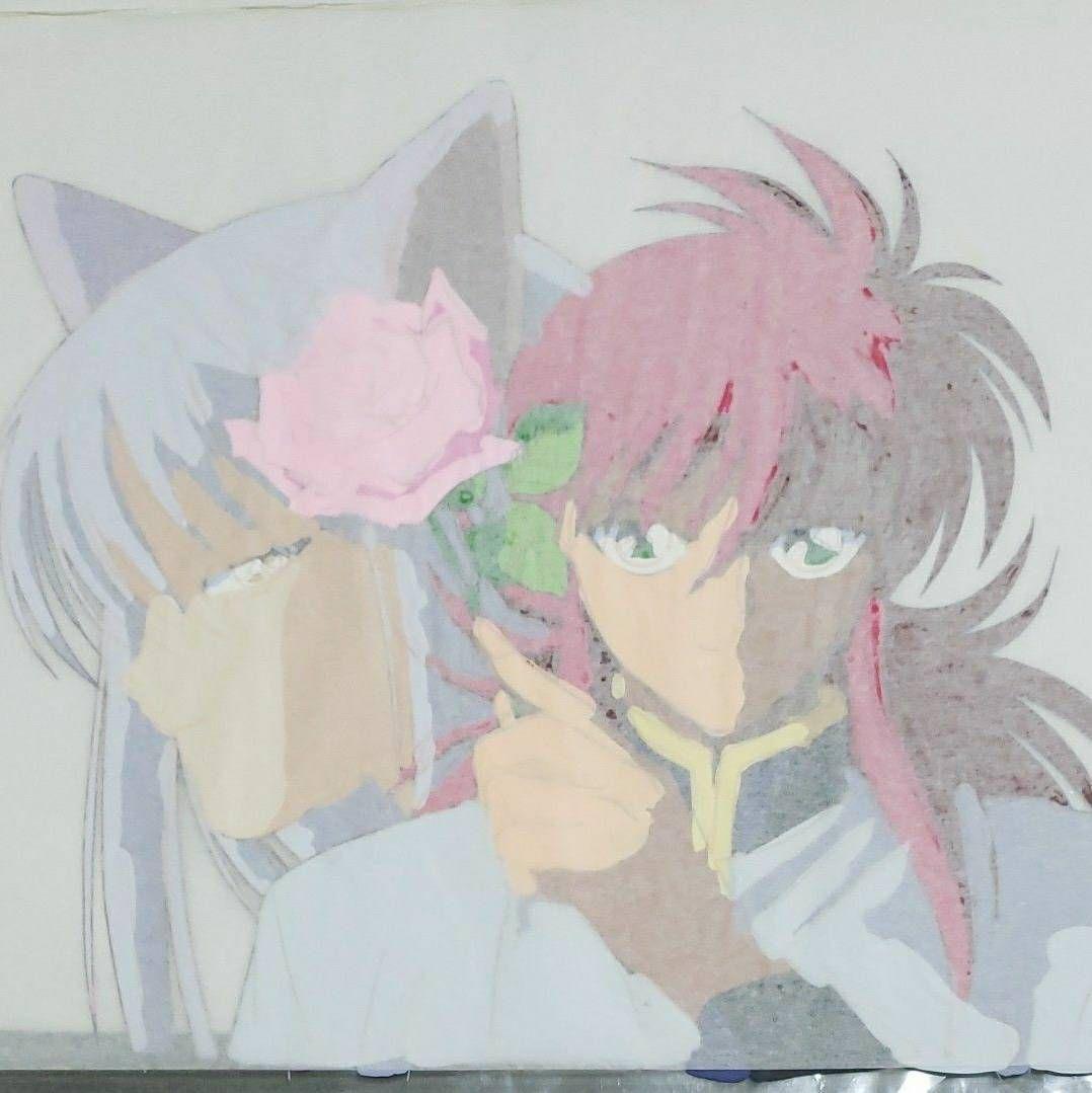 幽遊白書 蔵馬 妖狐蔵馬 複製セル セル画