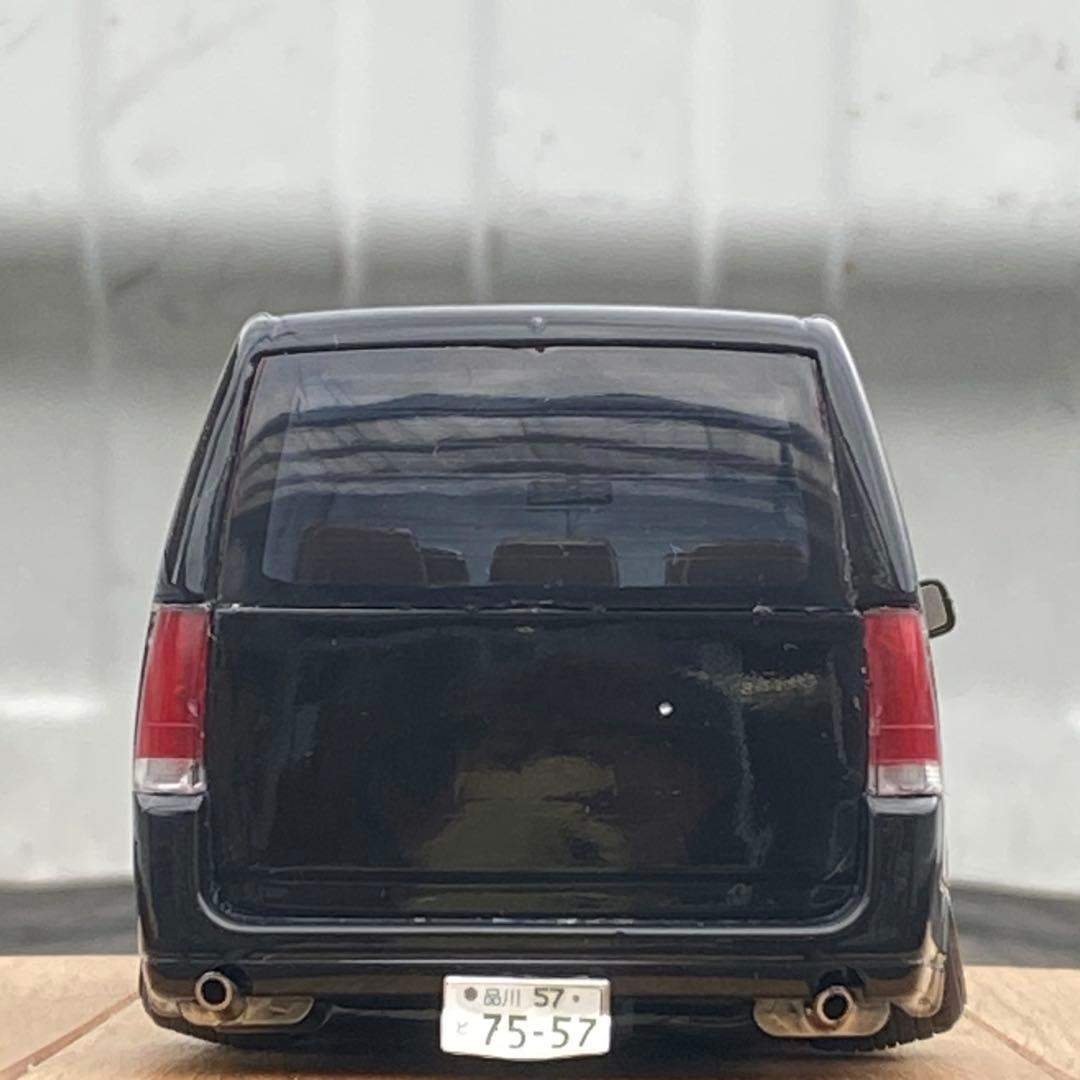 プラモデル完成品　フジミ1/24 ステップワゴン　カスタム