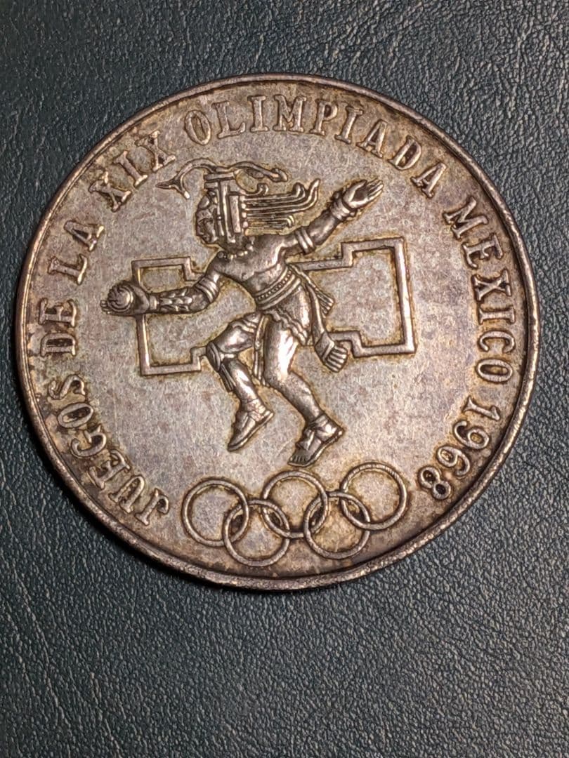 メキシコオリンピック銀貨1968年!! - メルカリ