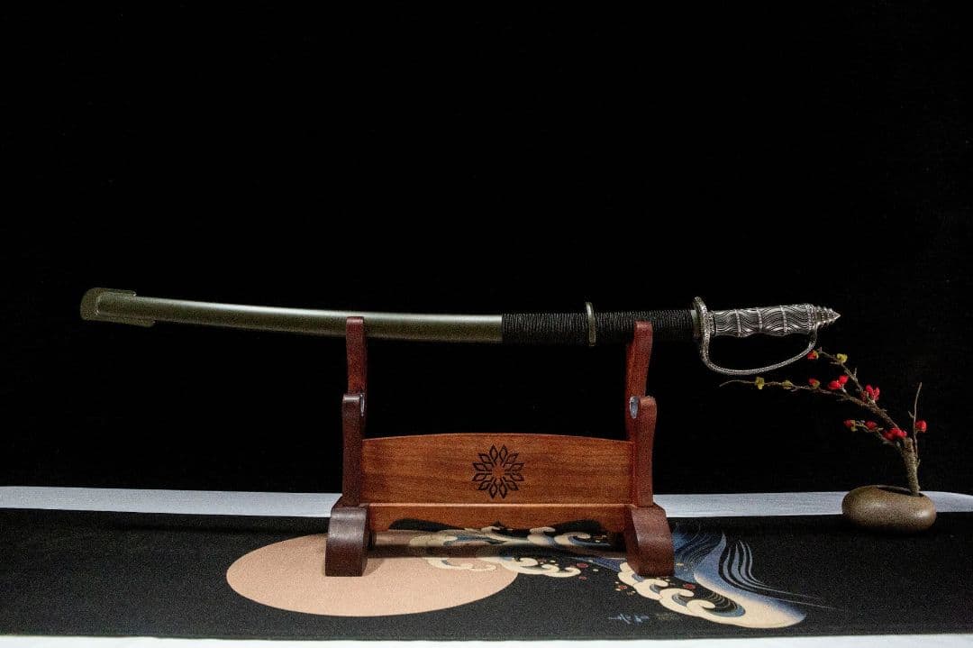 審判者　刀装具　日本刀　模造刀 居合刀 武士道 装飾用 手鍛造打 鋼刀 指揮刀