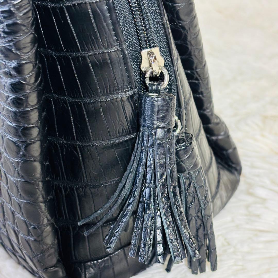 ＪＲＡ excelia クロコダイル バッグ civinile フリンジ ワニ