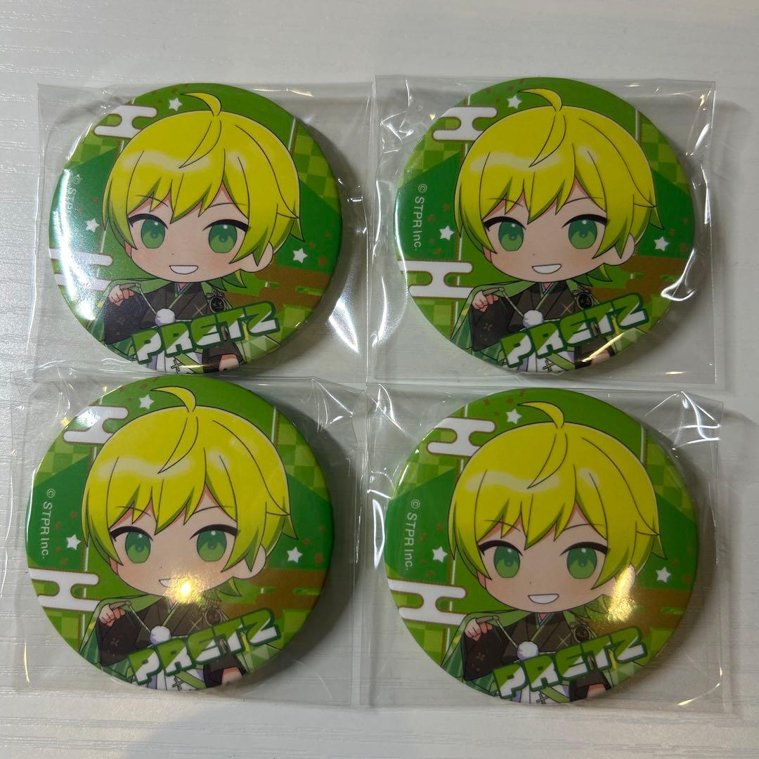 ぷりっつさん 缶バッジ デフォ AMPTAKxCOLORS ぷりっつ デフォ