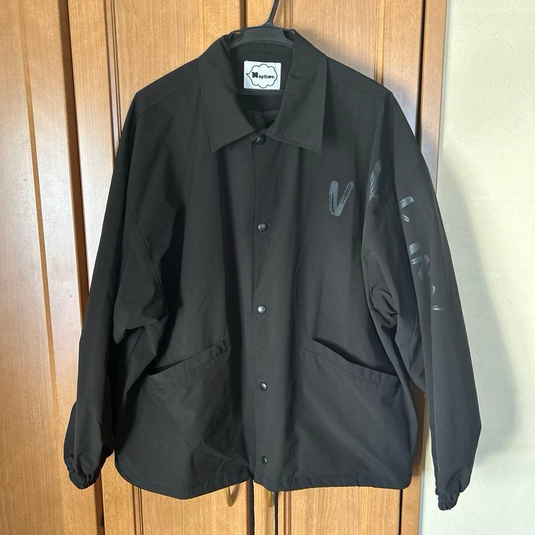Naptime ナップタイム 25SS コーチジャケット 黒 naptime ナップタイム