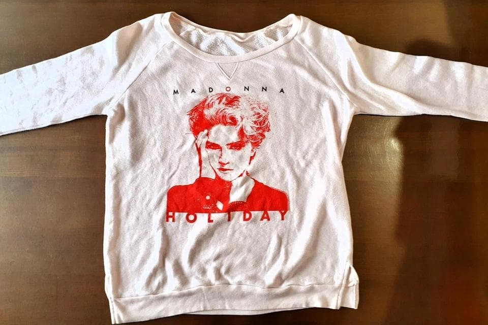 MADONNAオフィシャル 裏起毛 ボートネック スウェット シャツ