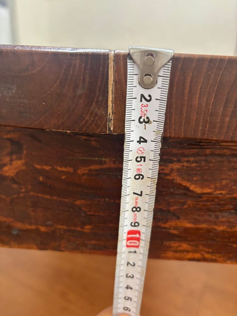 木製　ダイニングテーブル　無垢　150✖︎79 アンティーク　作業台　DＩY