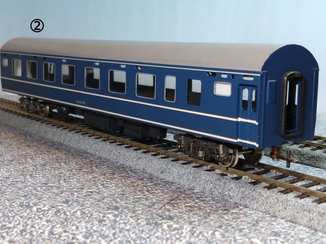 ＨＯゲージ　ブルートレイン客車　７両セット