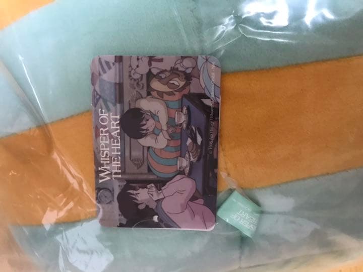 スタジオジブリ 耳をすませば 夕子の部屋の抱き枕 本物 耳をすませば