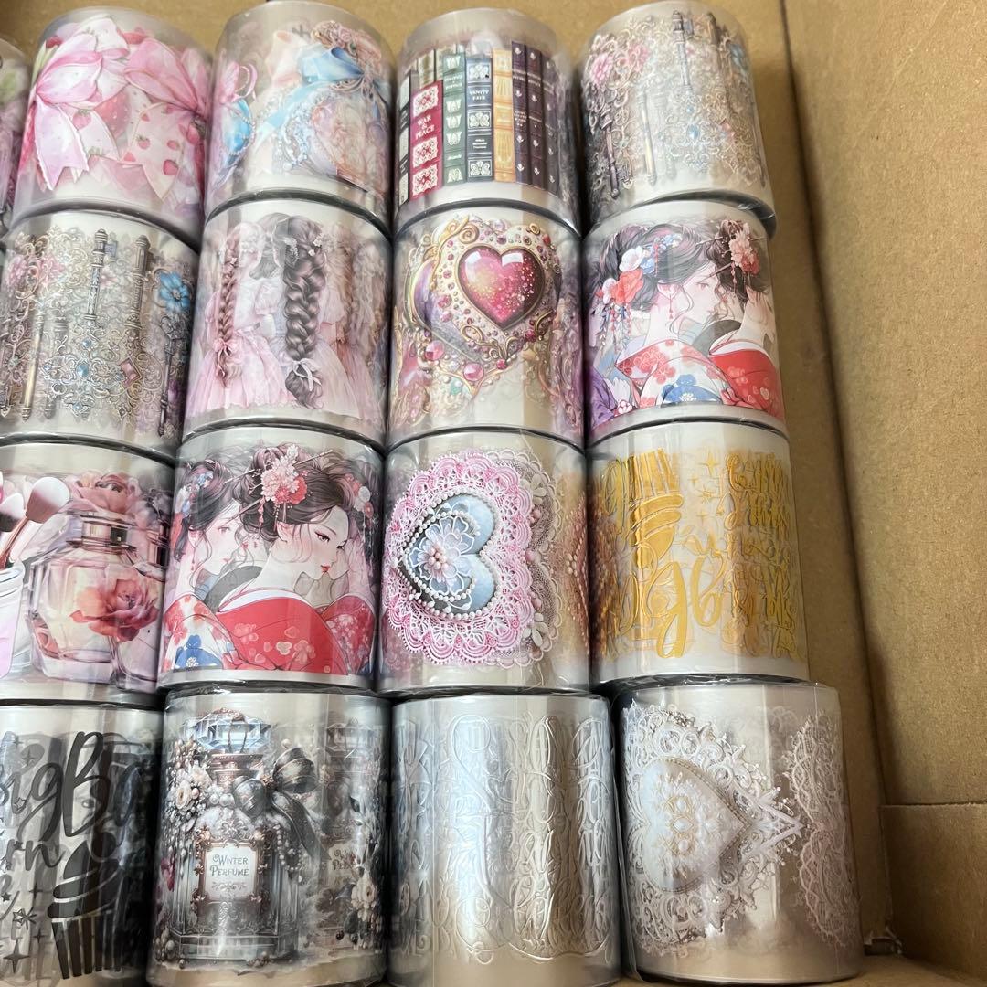 て*ら様 【未使用品】国内作家様 PETテープ まとめ売り　ハル×文具女子さんt