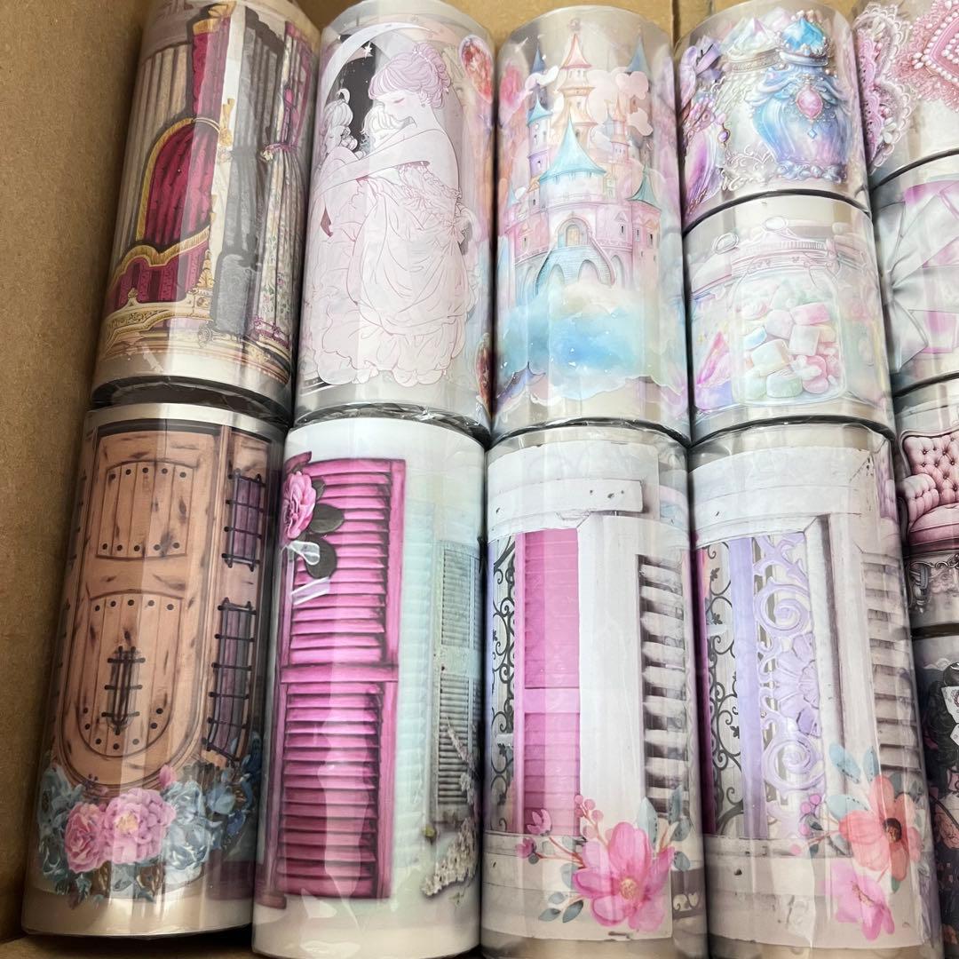 て*ら様 【未使用品】国内作家様 PETテープ まとめ売り　ハル×文具女子さんt