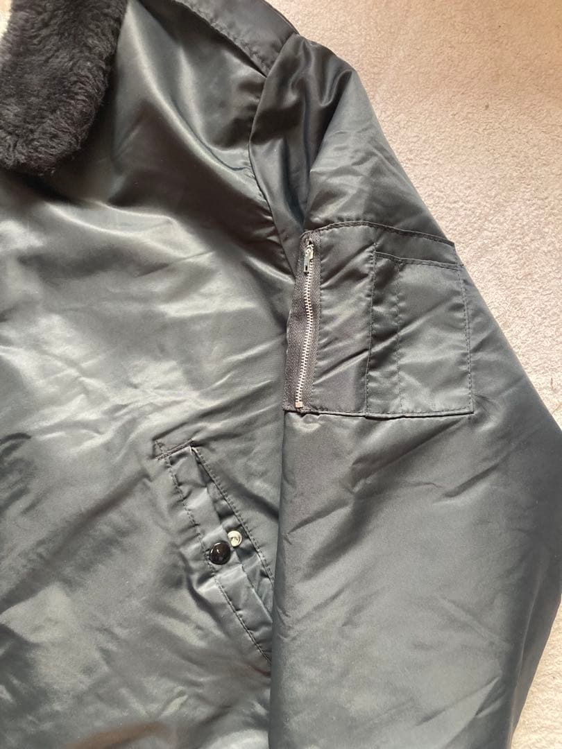 Dickies USA製 フライトジャケット ボアライナー ブラック 黒 XL