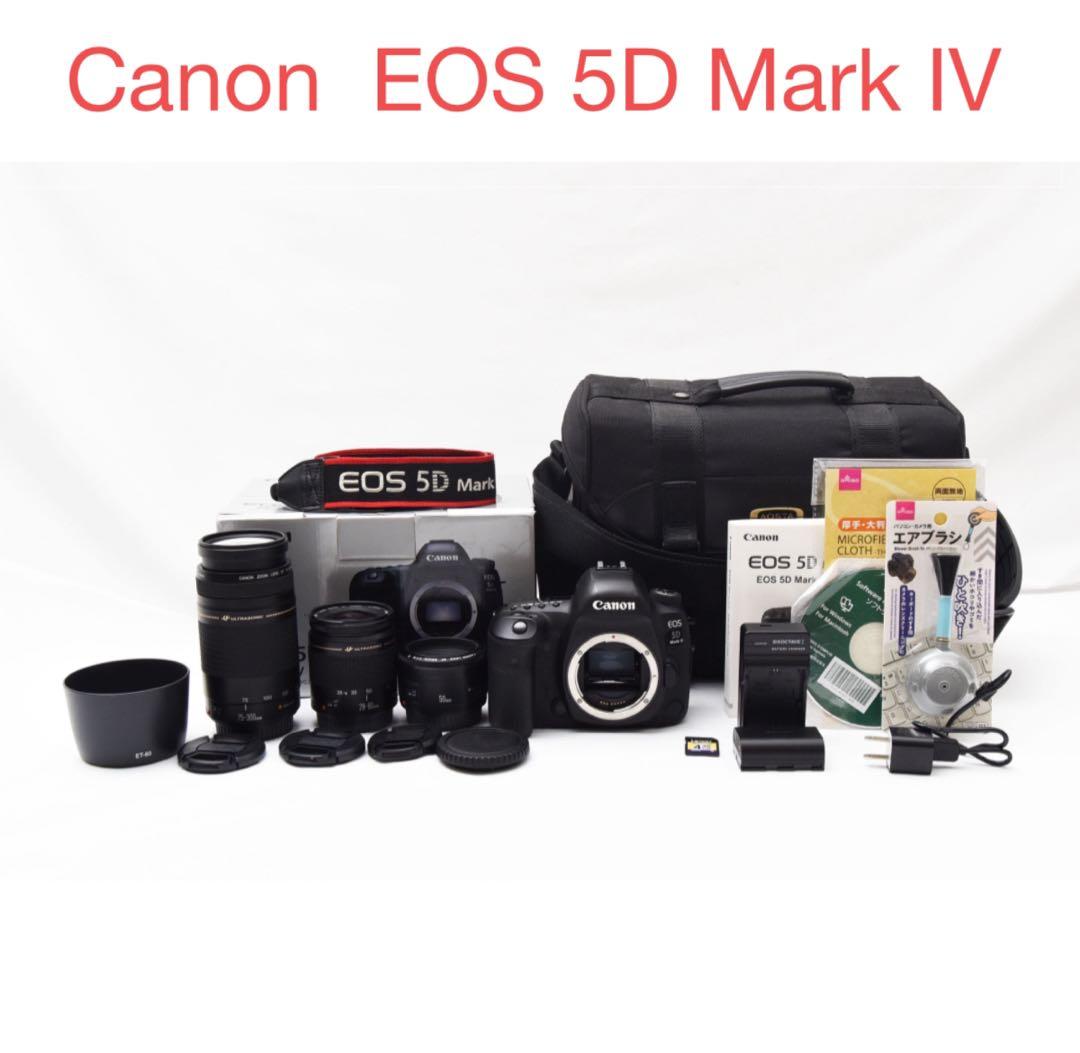 ☆保証付きCanon EOS 5D Mark IV標準レンズセット☆