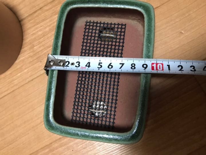 盆栽鉢　時代盆栽鉢燿山長方鉢山野草サボテン多肉植物