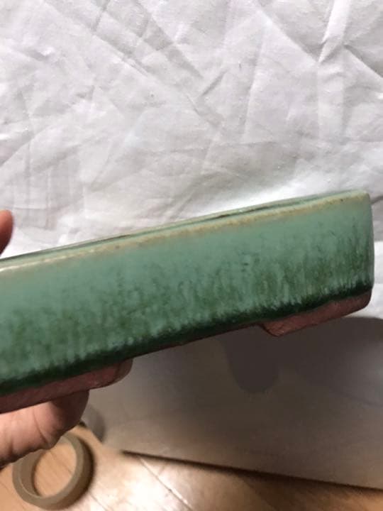 盆栽鉢　時代盆栽鉢燿山長方鉢山野草サボテン多肉植物