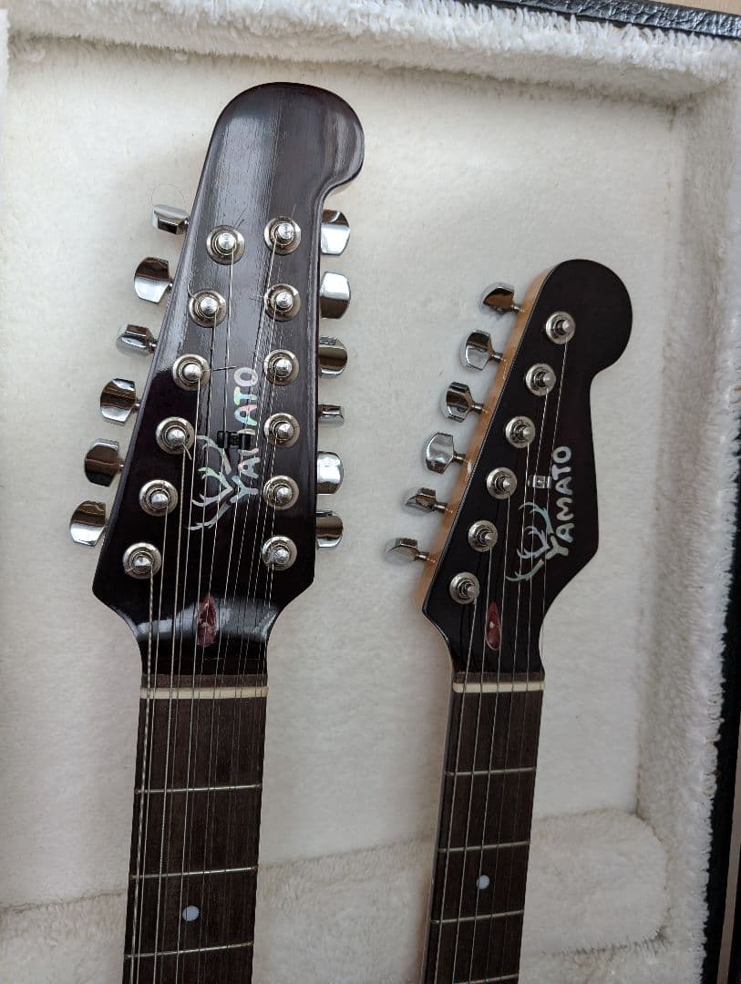 YAMATO ストラトタイプ12弦、6弦ダブルネックエレキギター　美品‼‼