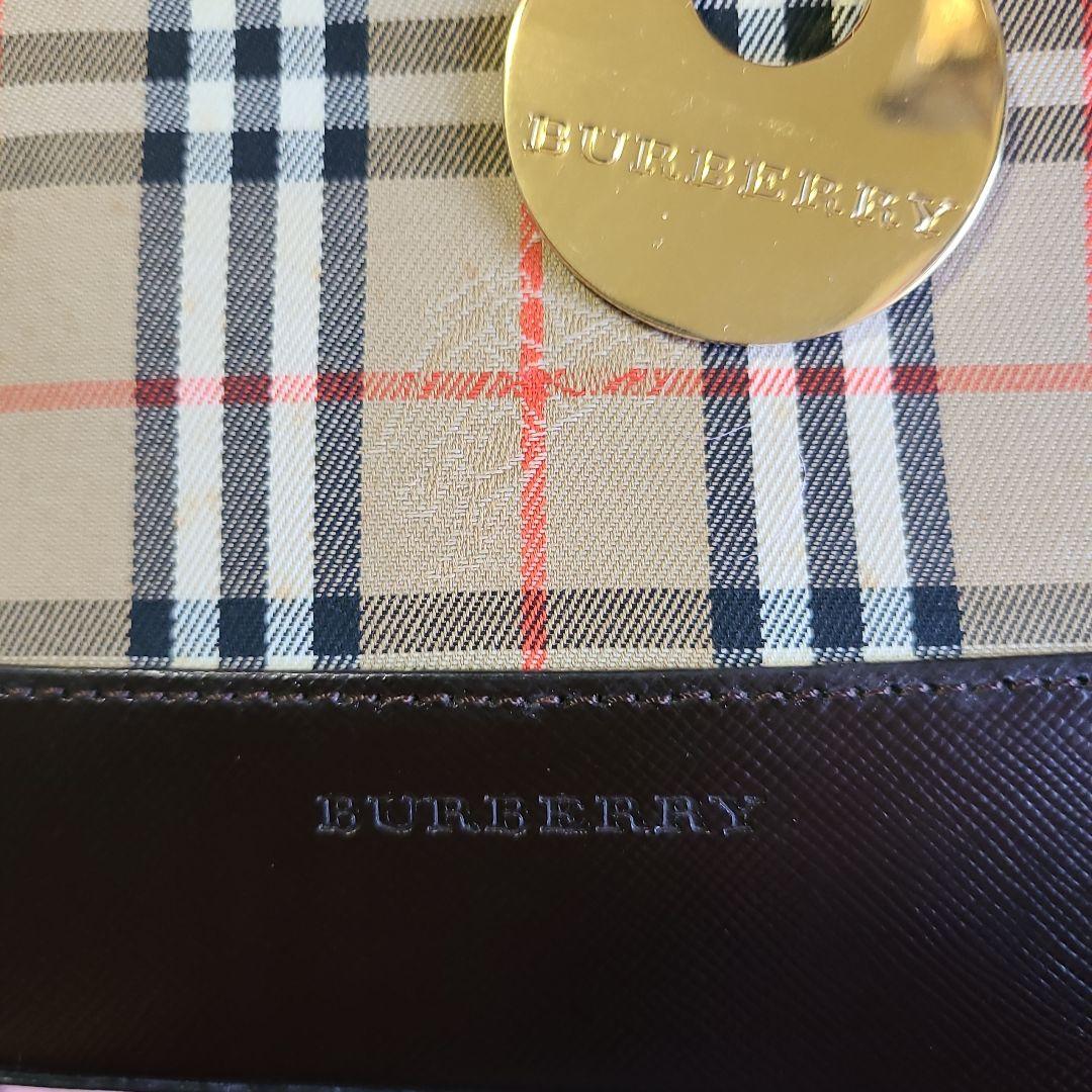 Mt yn＊  Burberryノバチェックミニバッグ