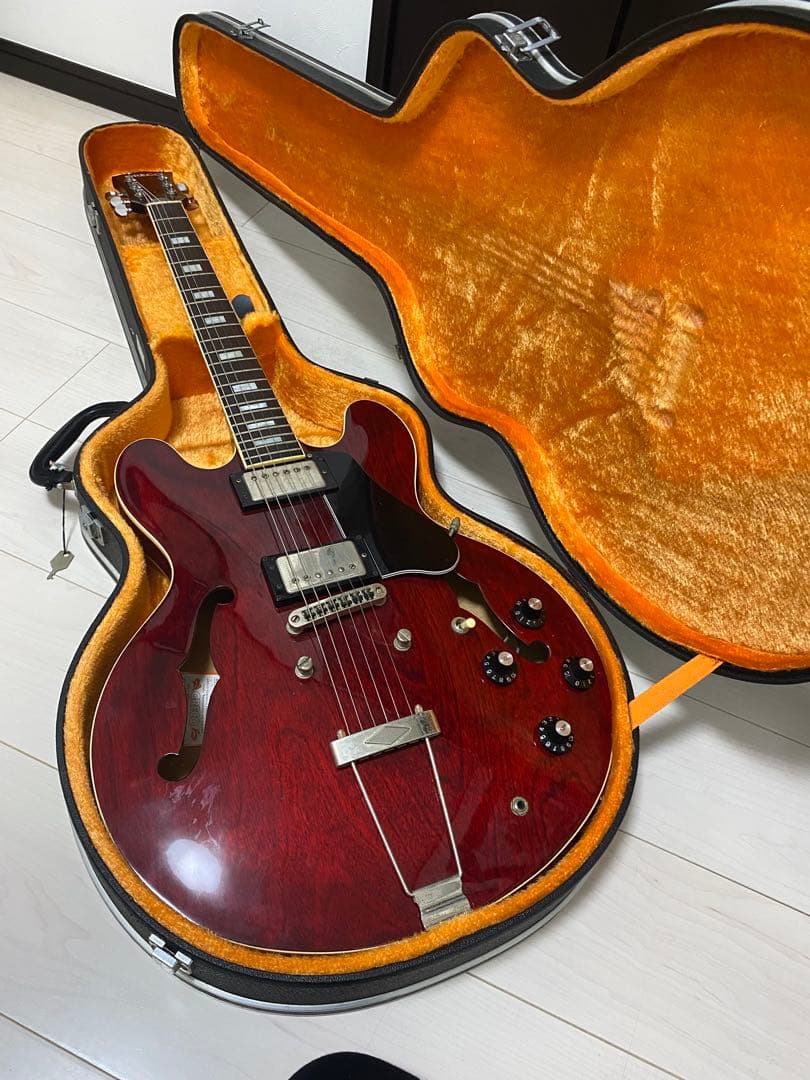 Greco SA550 ジャパンビンテージ フルアコ構造 ギター