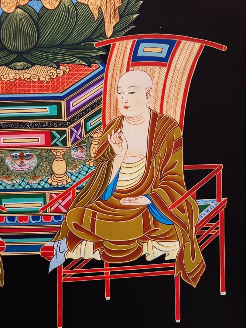 授戒本尊 仏画仏教美術 掛け軸 掛軸 茶掛 菩薩 日本画 骨董 書画