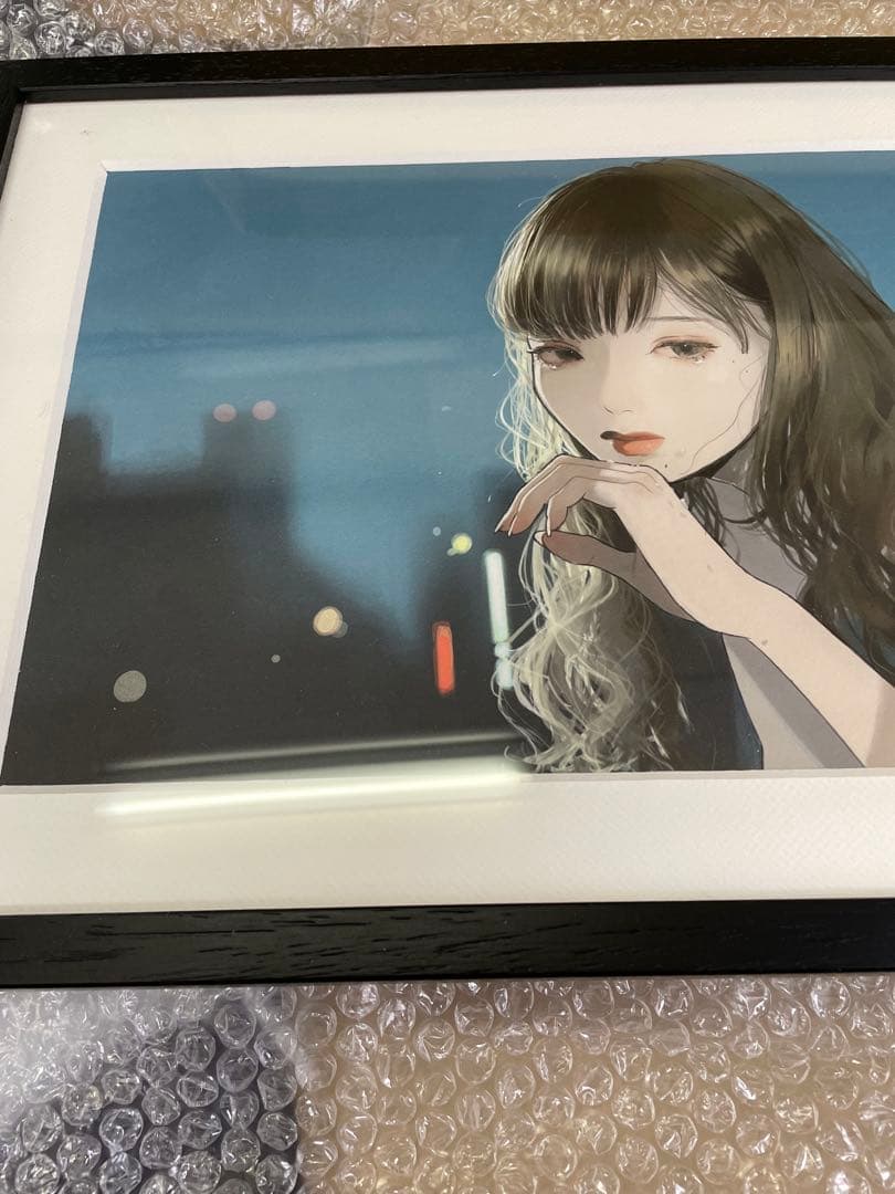 凪　私もただの女の子なんだ　サイン入り　額装