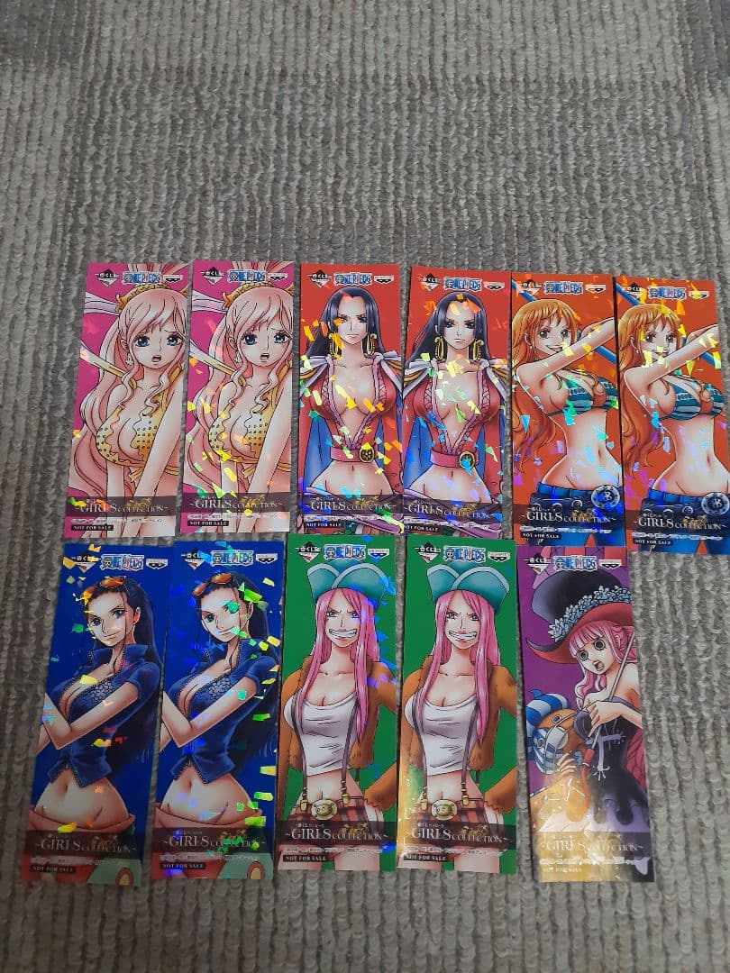 一番くじ⭐ワンピース～GIRLS COLLEEN～同賞同種未完48点セット
