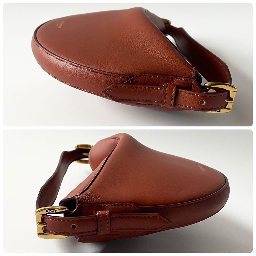 J&M DAVIDSON　2way　ゴンドラ　ショルダーバッグ　レザー　ブラウン