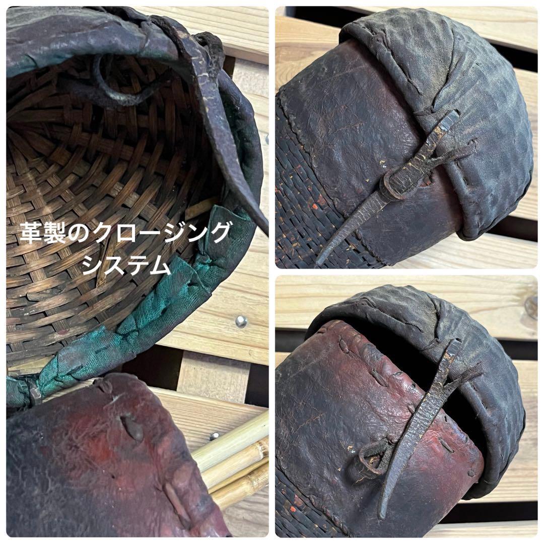 ブータン工芸の遺産的骨董矢筒 狩猟用/競技用 弓道 道具