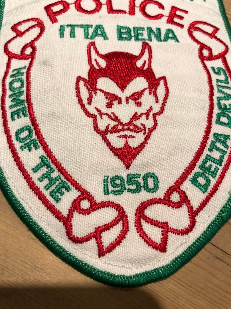 ビンテージデビル 悪魔ワッペンノースノーネームレトロミッドセンチュリー