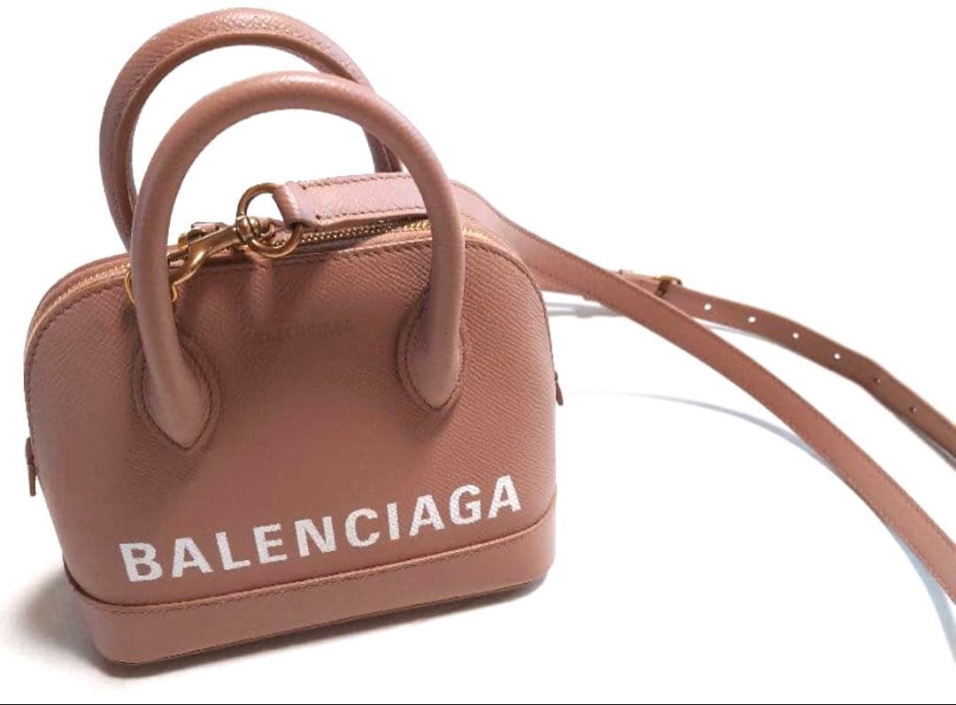 BALENCIAGA ヴィル トップ バッグ ハンドル XXS レアカラー
