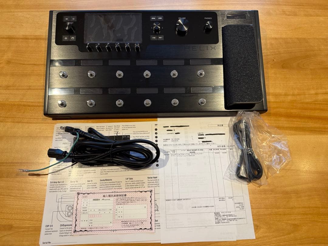 LINE6 HELIX FLOOR (2025年新品購入品)