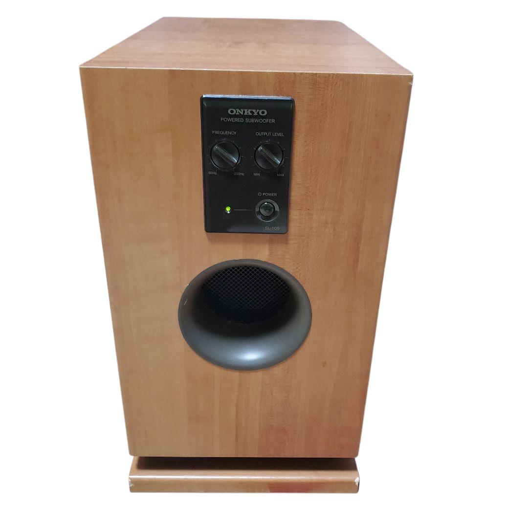 本体】ONKYO オンキョー SL-105 サブウーファー - メルカリ