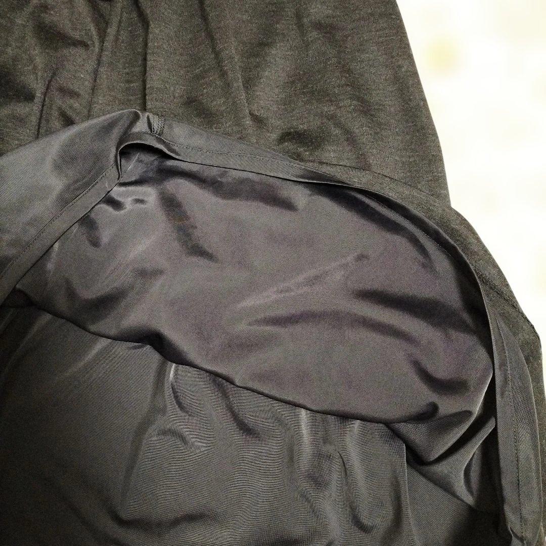 マドモアゼルノンノン　ウールフレアスカート　ネイビー　未使用品