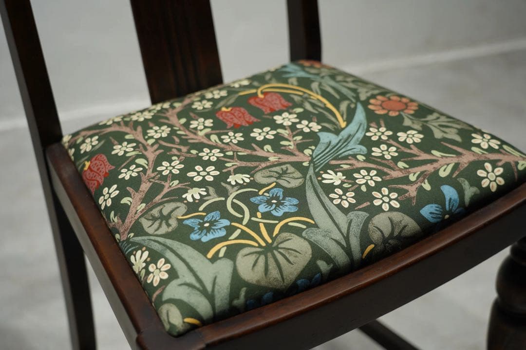 英国 アンティーク チェア 椅子 ウィリアムモリス 良品 ケルムス