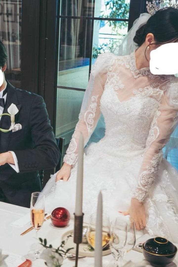 い*☆様 YNS WEDDING 長袖ウェディングドレス　韓国風