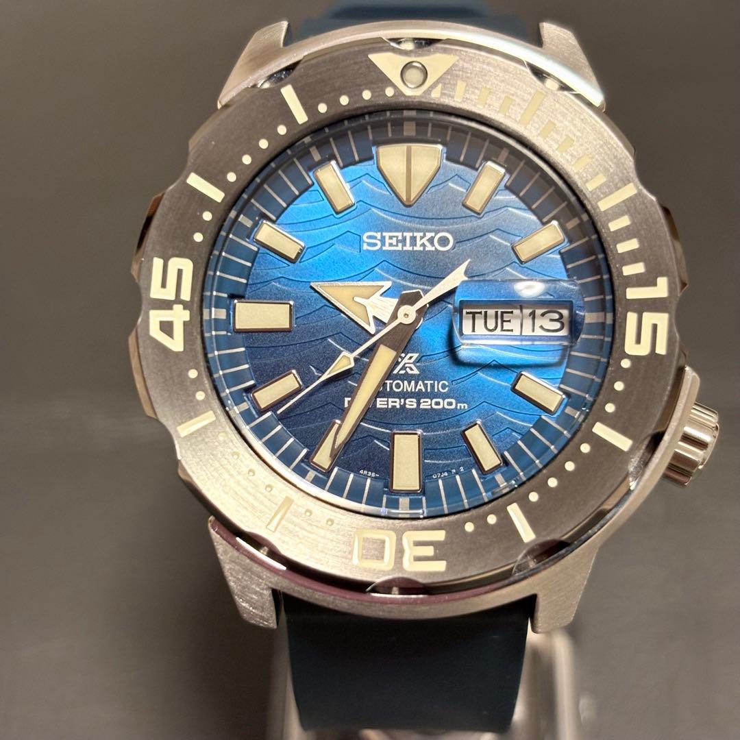 SEIKO セイコー　モンスター　SAVE THE OCEAN ダイバーウォッチ